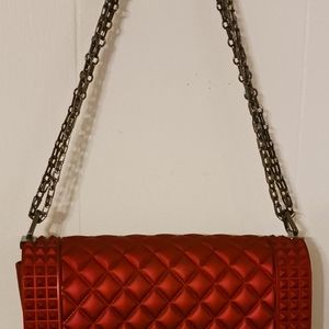 Beautiful Red jelly bag.Can be.a  shoulder bag or crossbody! Excellent condition